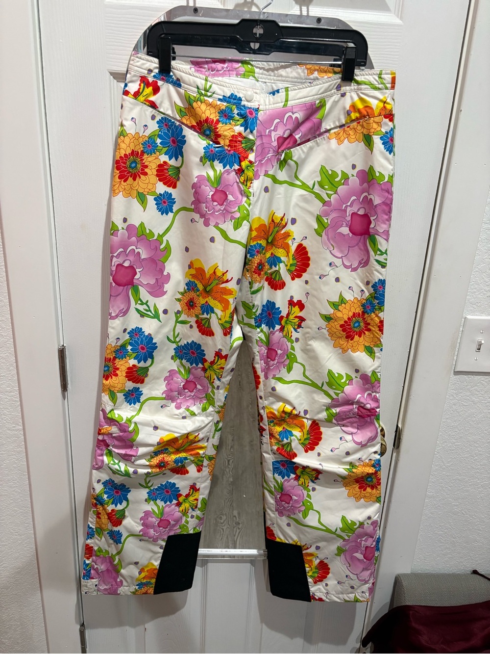 Skea White Floral Ski Pants